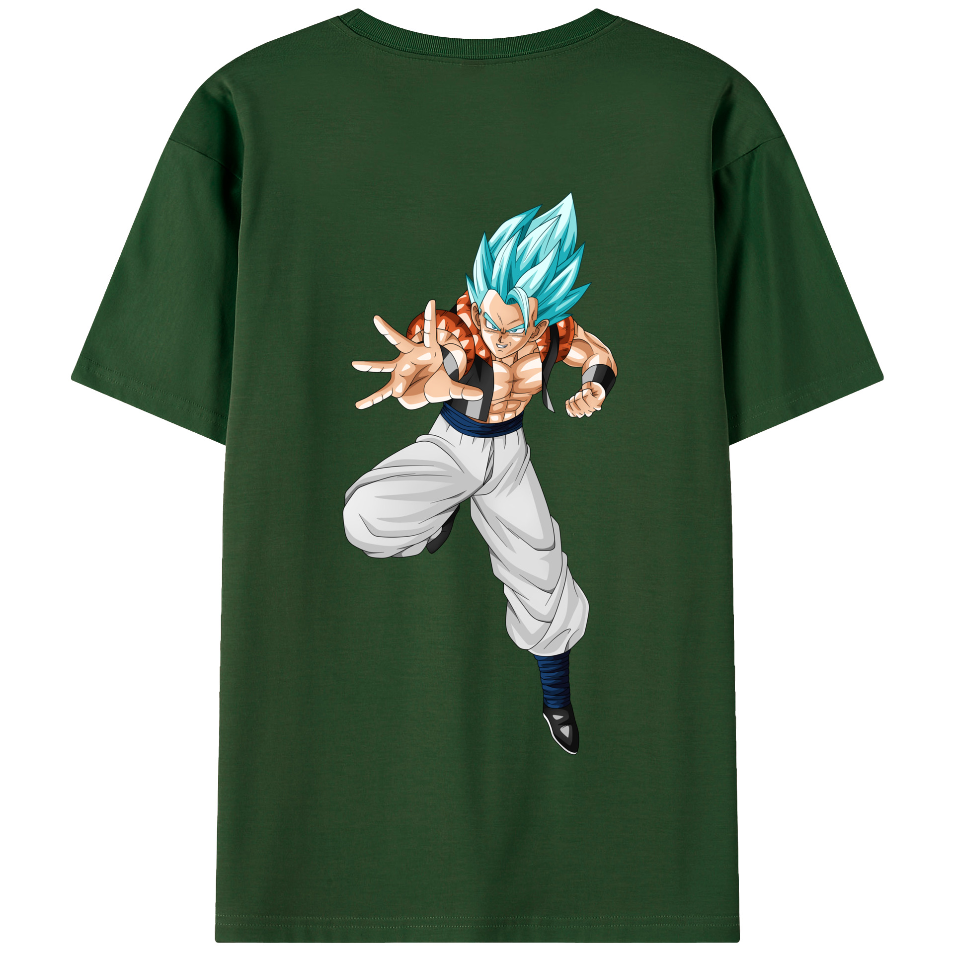 （画像用） ドラゴンボール ベジータ四世（Bejīta Yonsei）DRAGON BALL Vegeta IV 綿100％半袖Tシャツ（背面プリント）